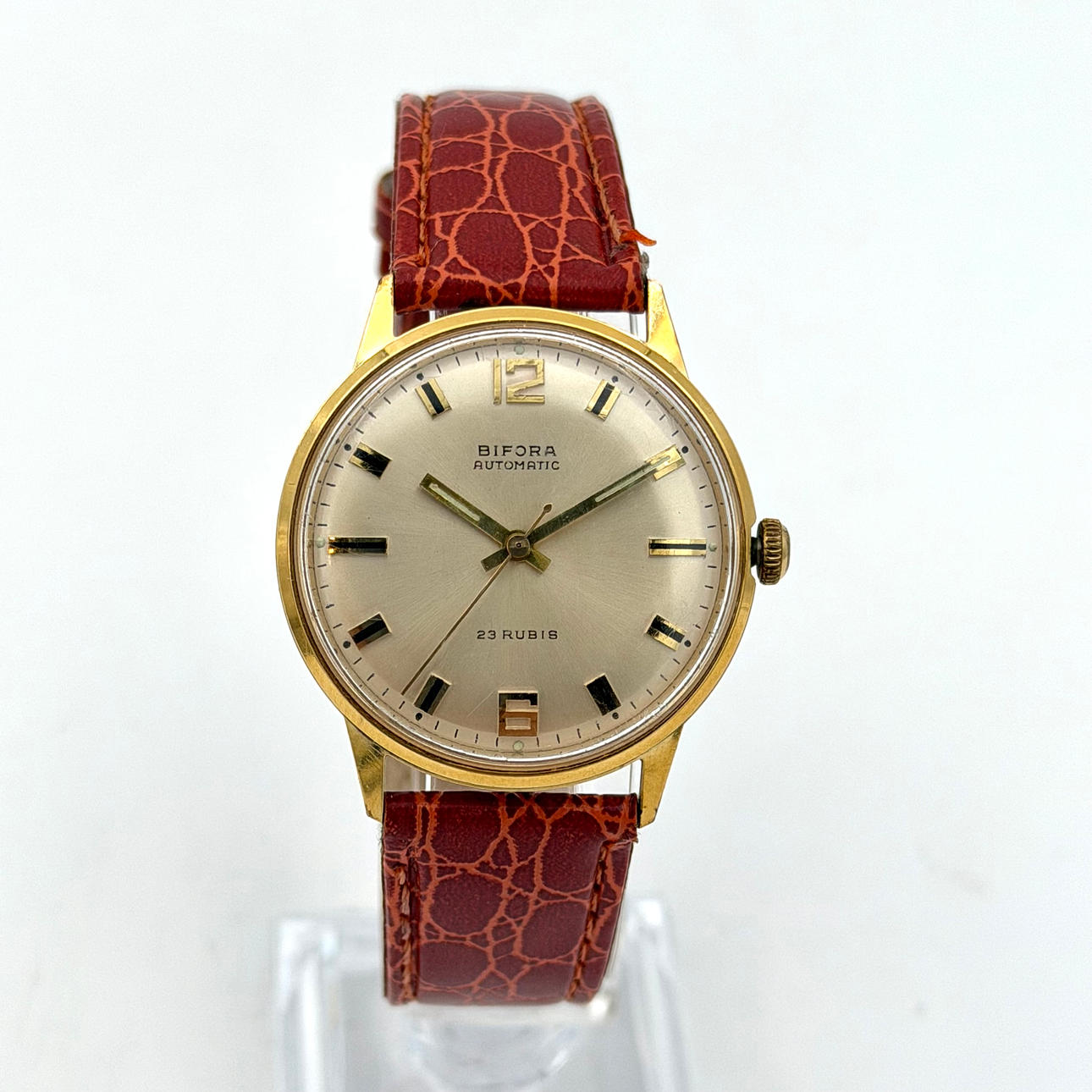BIFORA, armbandsur, 1950/60-tal, automatic, gulddouble´.