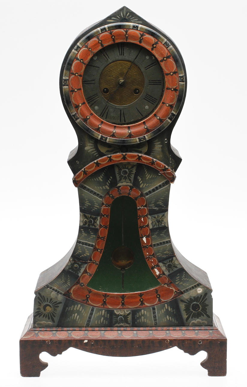 BORDSUR, allmoge, urverk märkt Nohrin Fahlun, 1700-tal.