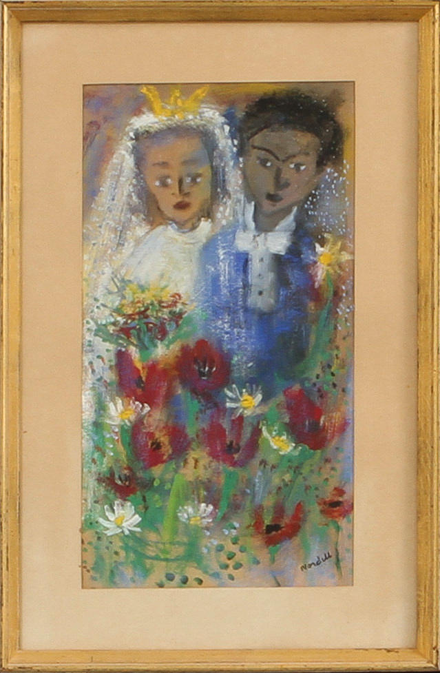 ESKIL NORDELL. blandteknik, sign.