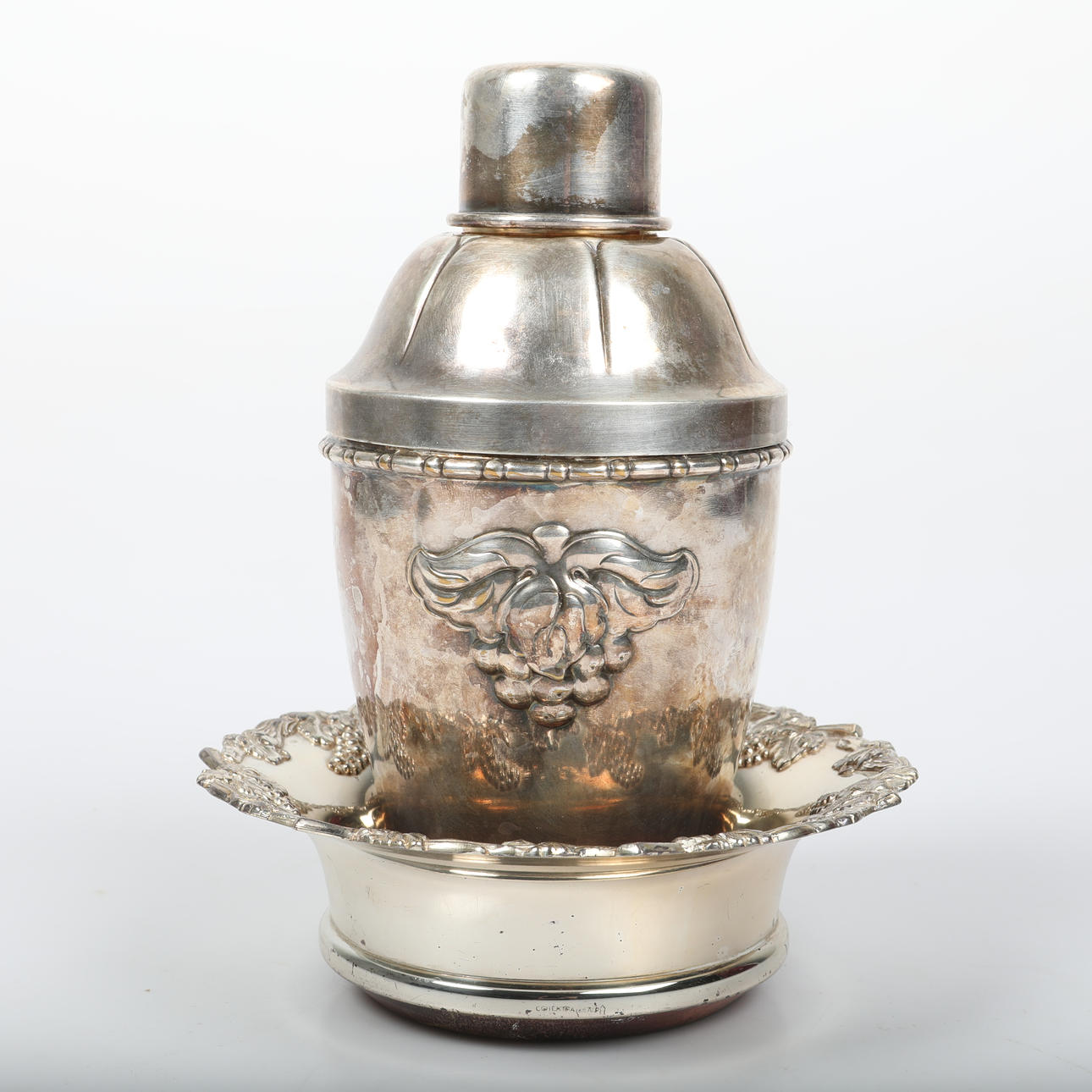 SHAKER SAMT COASTER, nysilver, England samt Danmark.