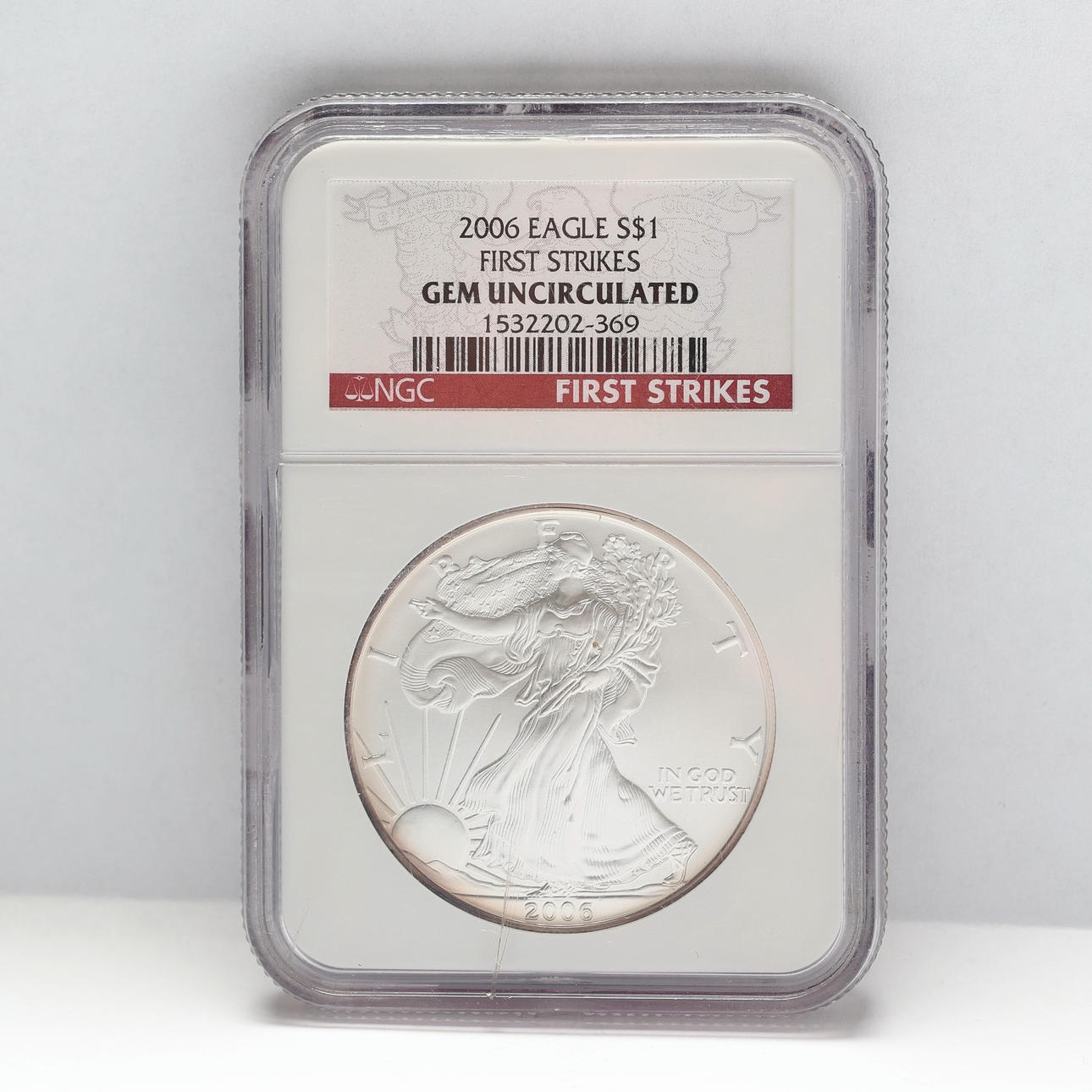1 DOLLAR "AMERICAN SILVER EAGLE" 2006 USA, uncirculated.