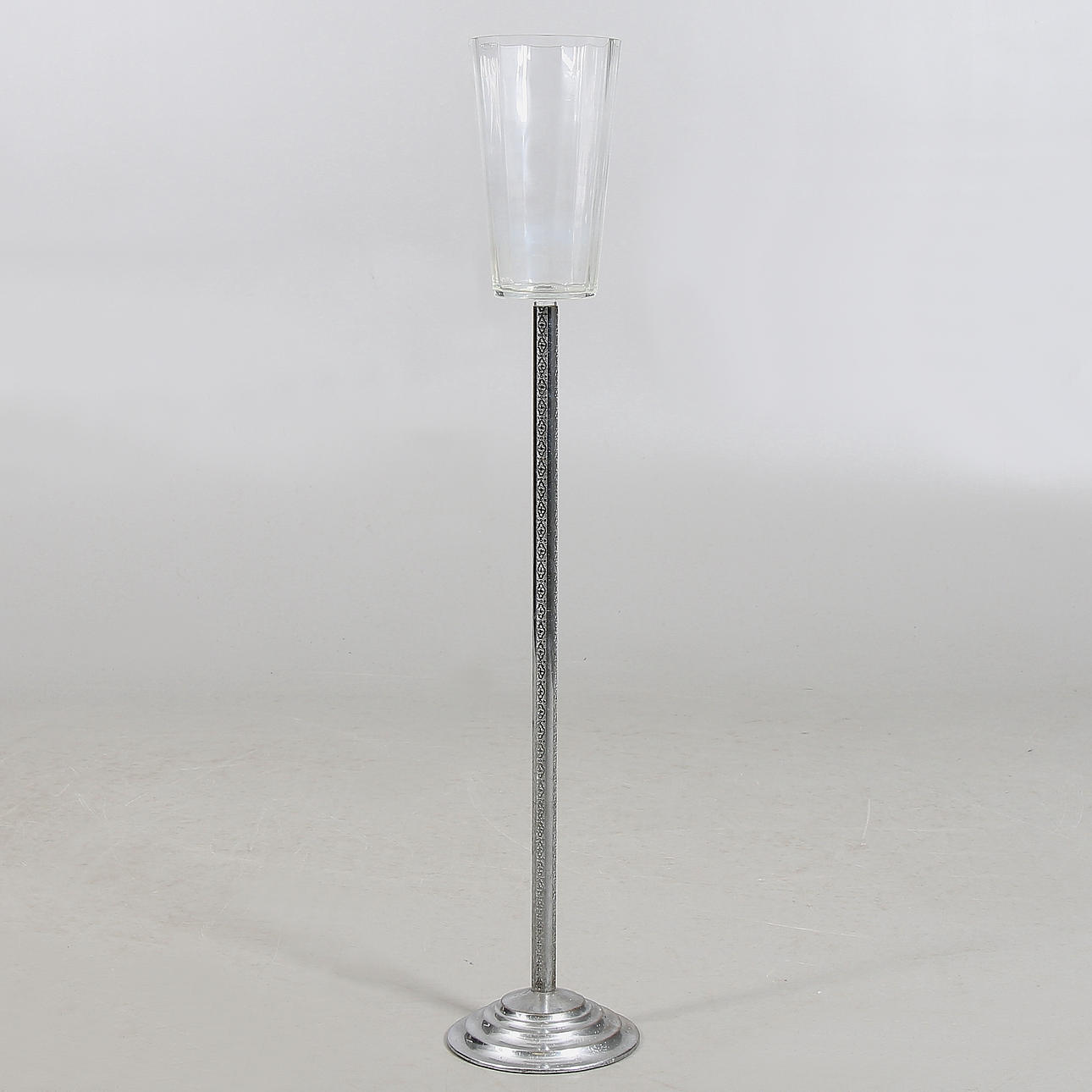 GOLVVAS, glas/metall, 1900-tal.