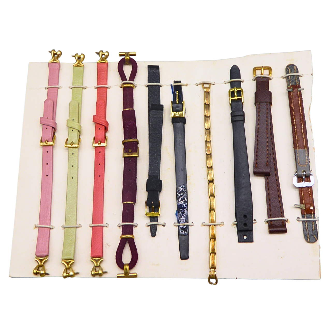 SET OF MULTIPLE WATCH STRAPS (10 PIECES). Clocks & Watches ...