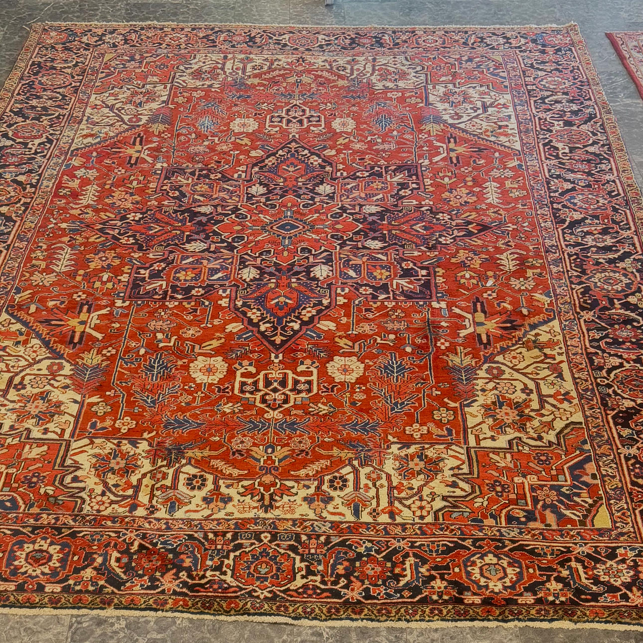 CARPET, old Heriz.