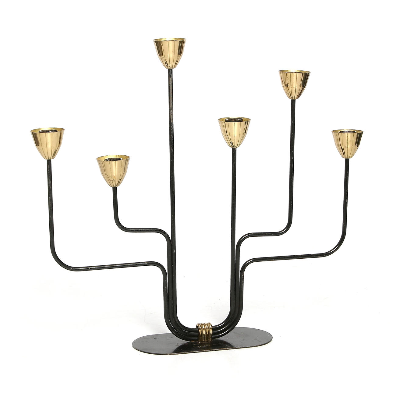 KANDELABER, Gunnar Ander, Ystad metall. Designed 1940s.