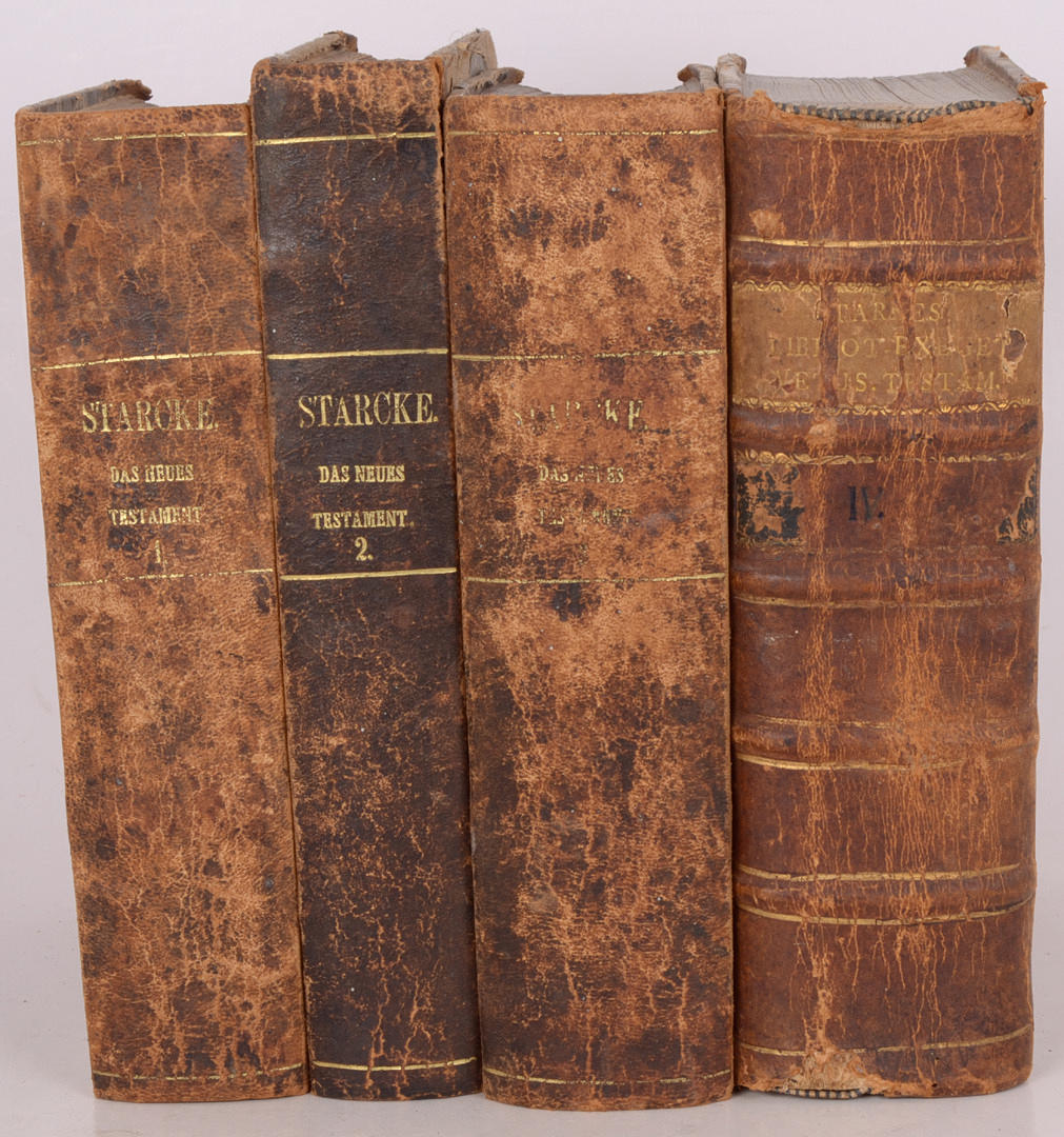 STARCKE CH. Synopsis Bibliothecae Exegeticae in Vovum Testamentum.