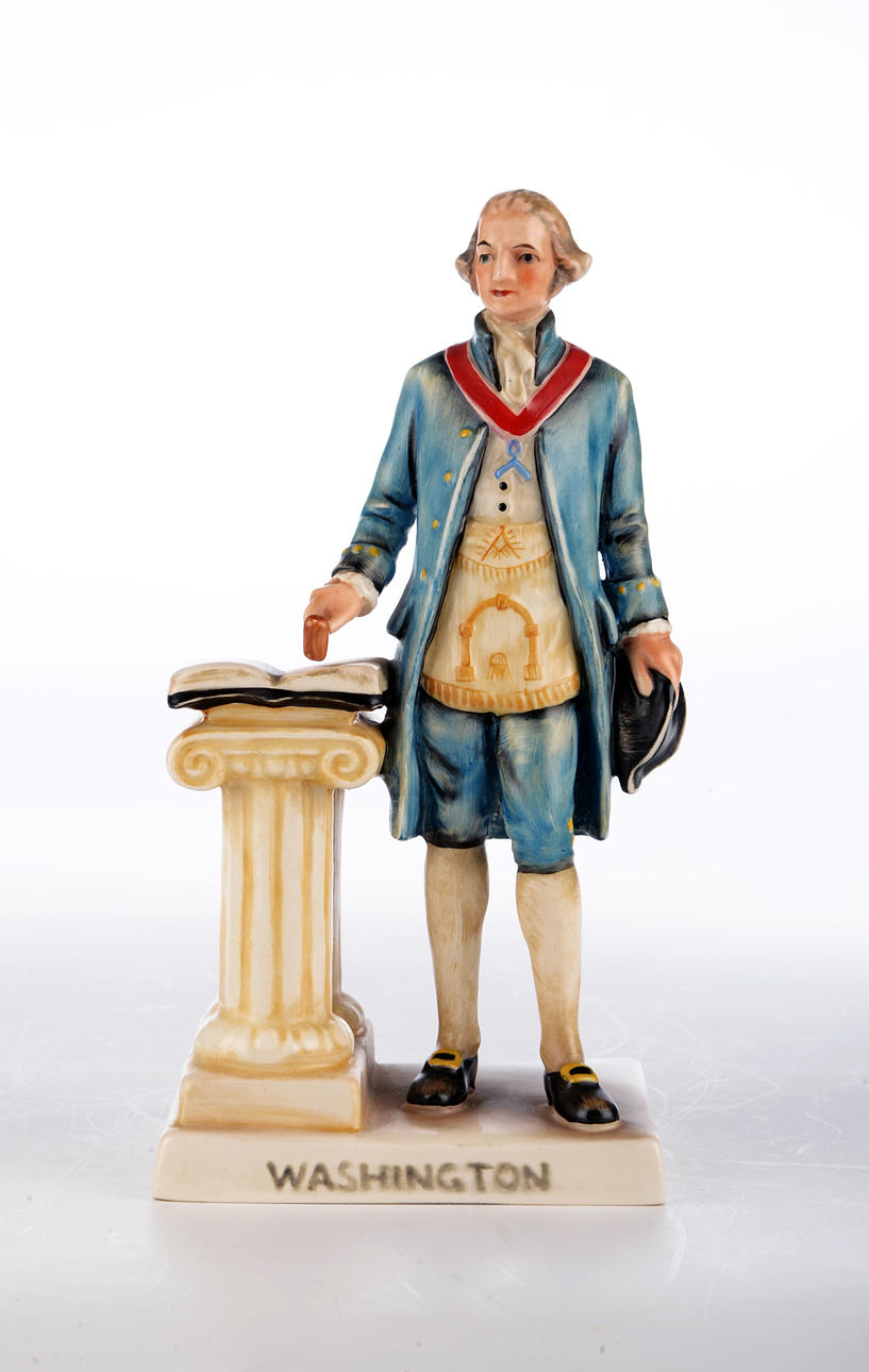 GOEBEL. George Washington with Masonic Attributes.