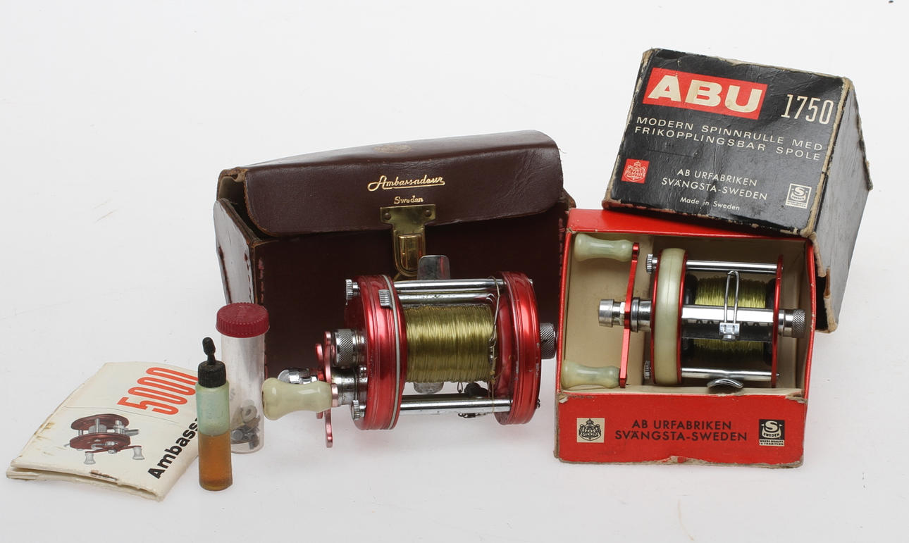 FISKERULLAR 2 st, ABU Ambassadeur 6000 & ABU 1750.