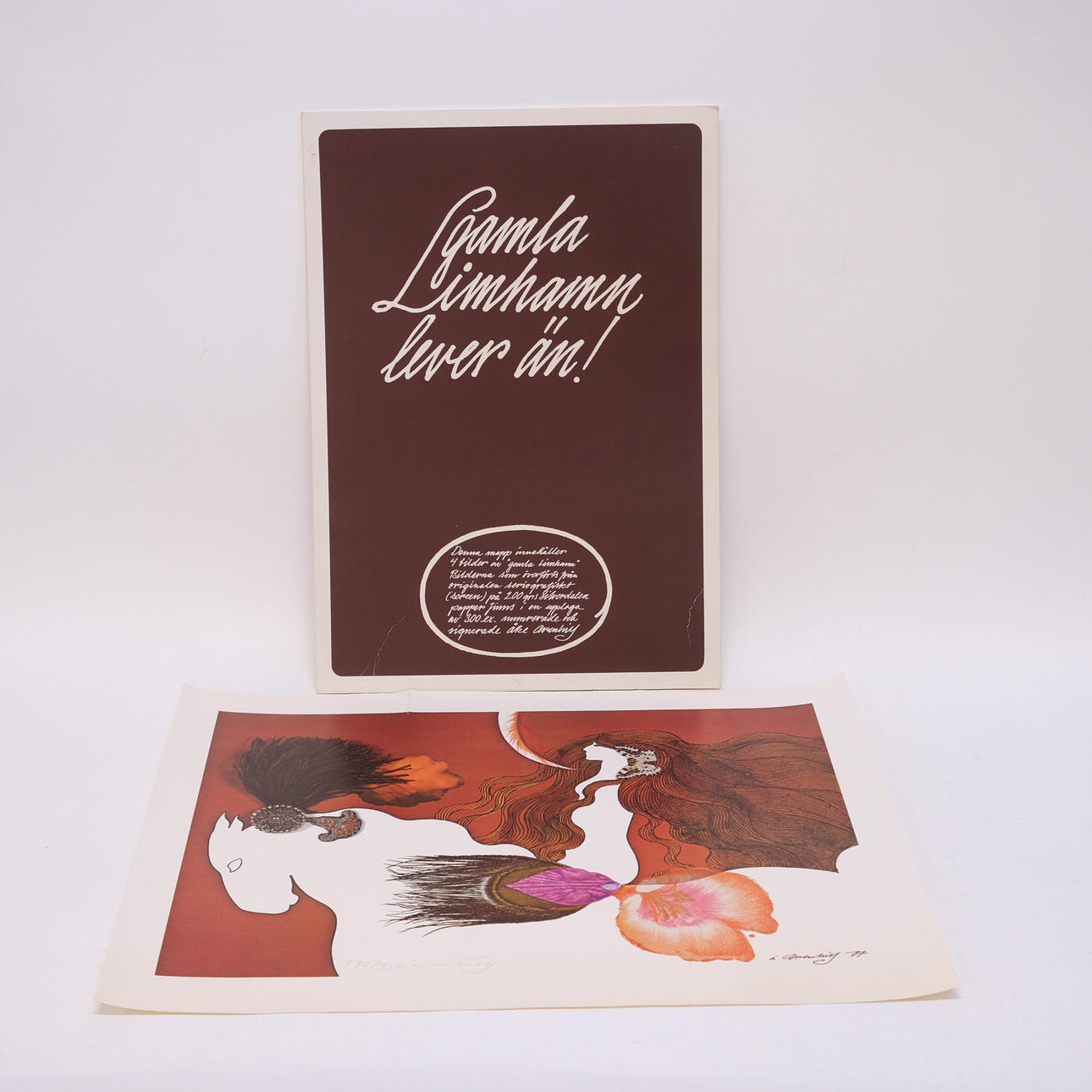 ÅKE ARENHILL. PORTFOLIO WITH OFFSET PRINTS AND SERIGRAPH.