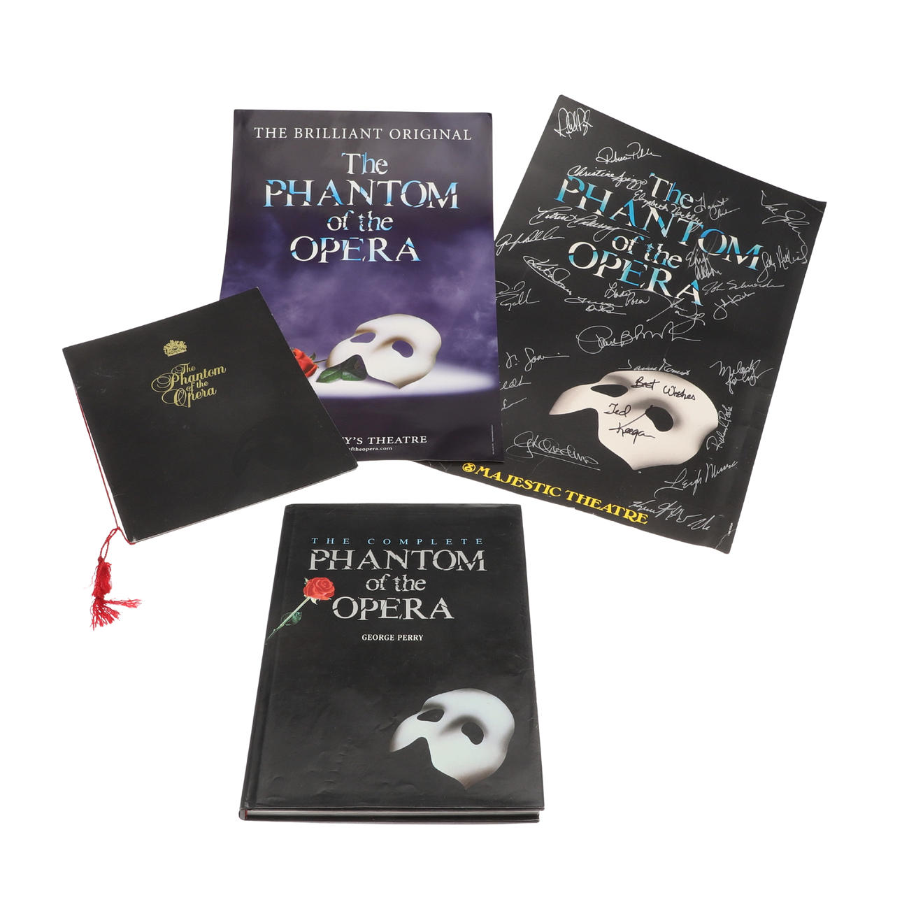 PHANTOM OF THE OPERA - SIGNED POSTER & EPHEMERA.