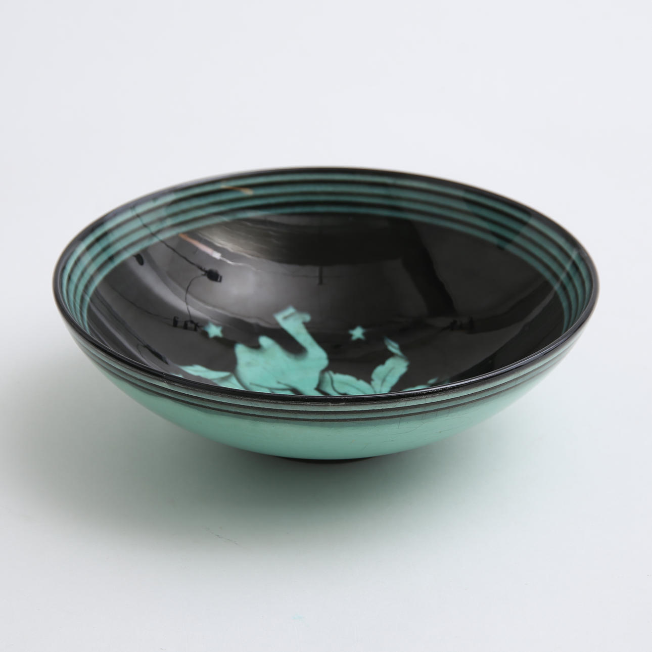 ILSE CLAESSON. Bowl, earthenware, Art Deco, 1930s.