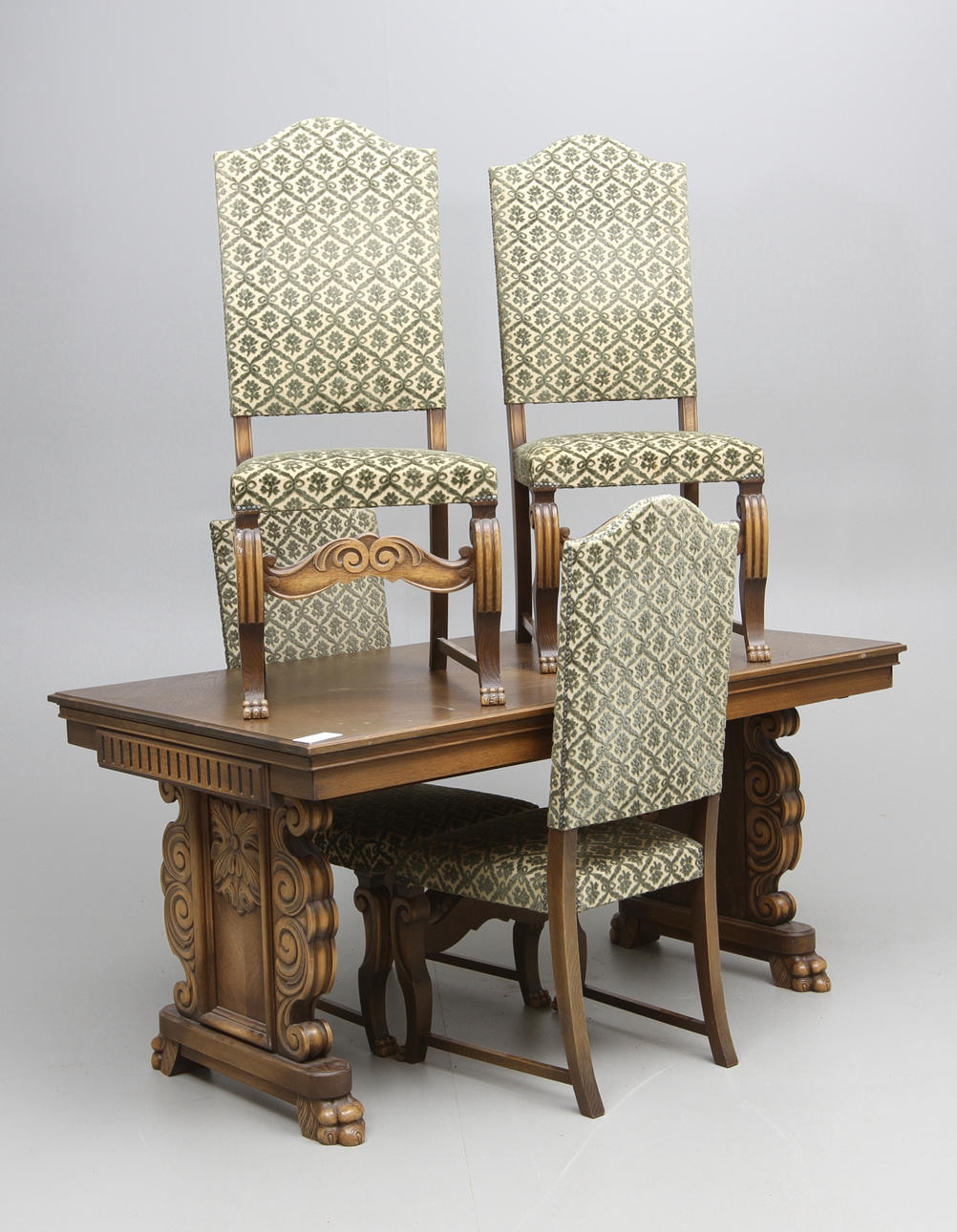 MATSALSMÖBEL, ek 5 delar 1940-tal.