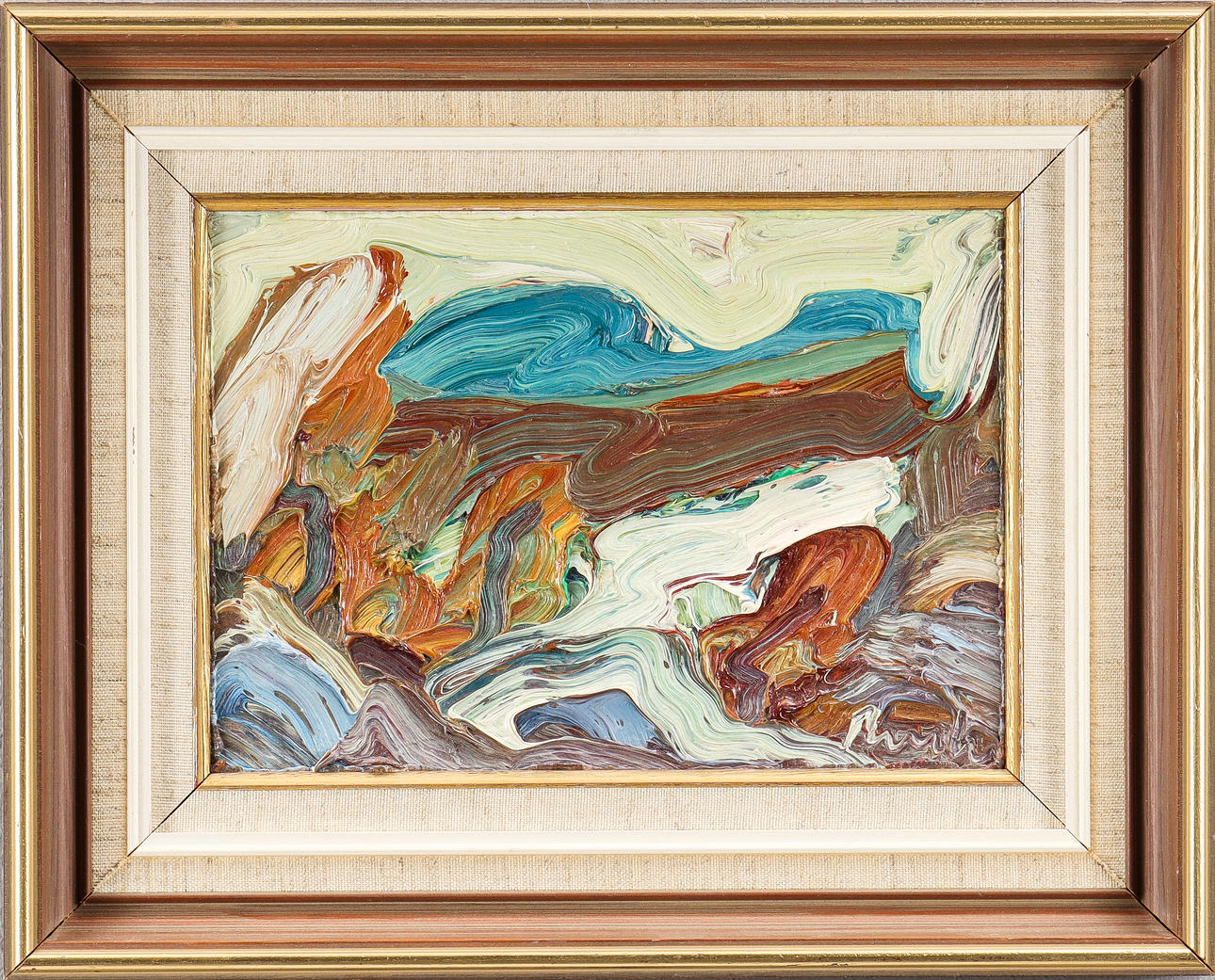 UNIDENTIFIED ARTIST oil on panel, signed. Art - Paintings - Auctionet
