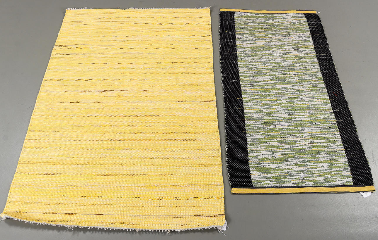 TRASMATTOR 2 stycken, 193x130 & 173x93 cm.