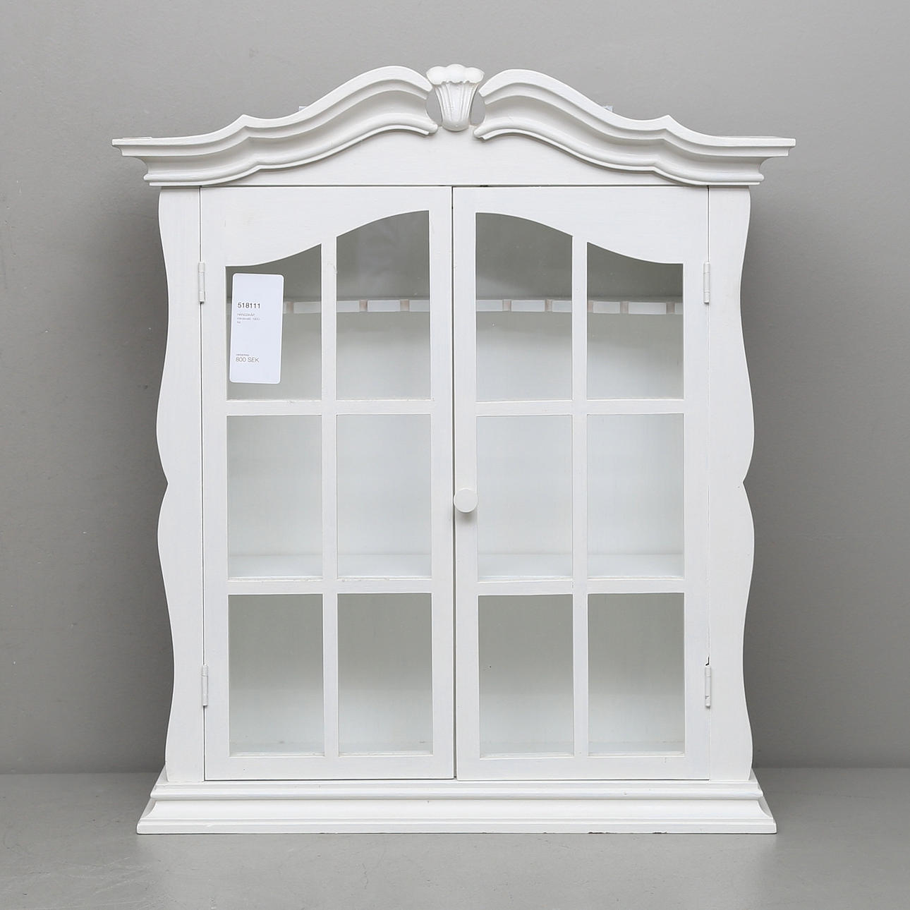 HÄNGSKÅP, rokokostil, 1900-tal.