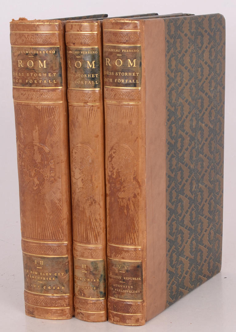 FERRERO, G. Rom, dess storhet och förfall I-V.