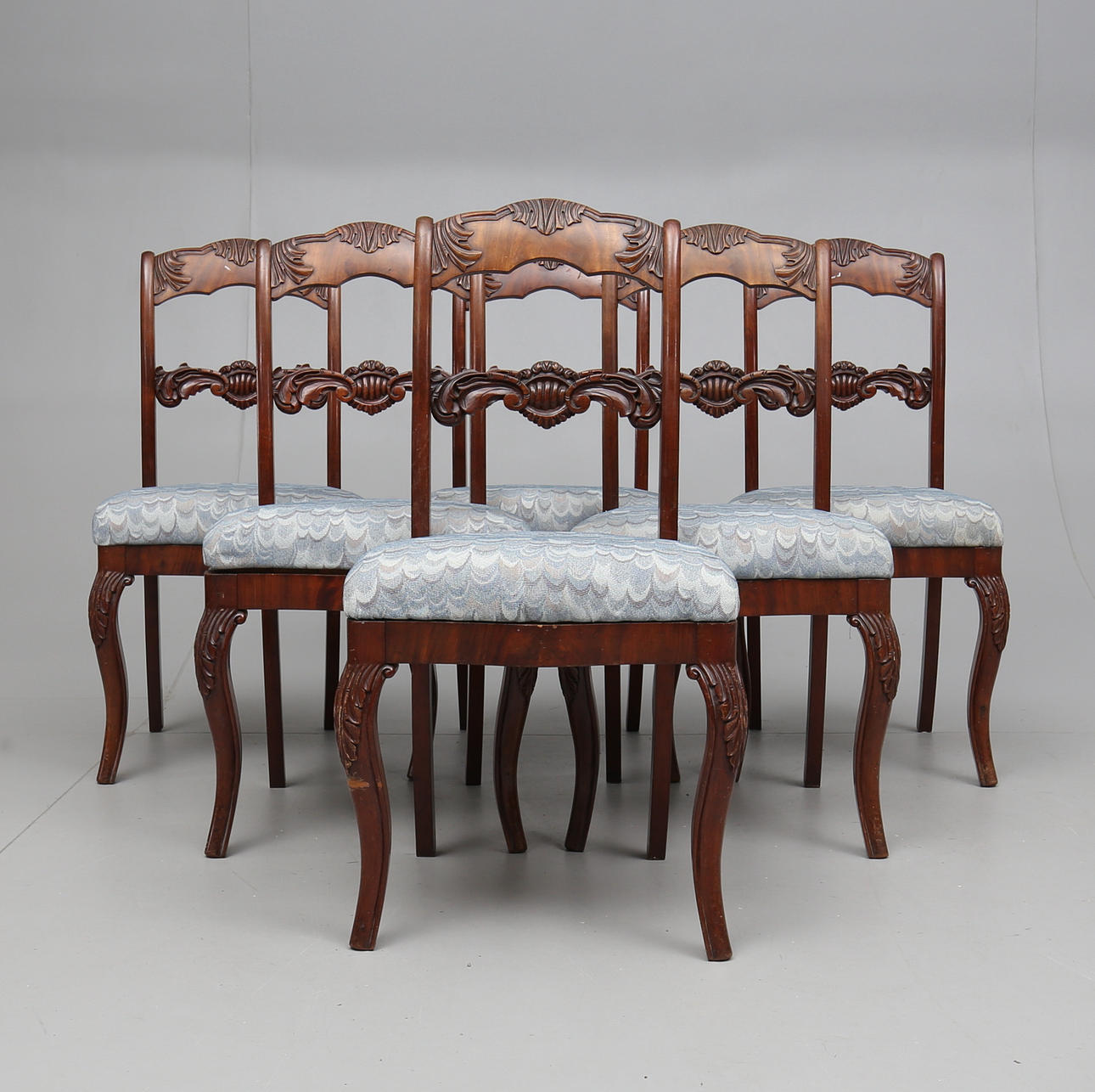 STOLAR, 6 st, biedermeier, 1800-tal.