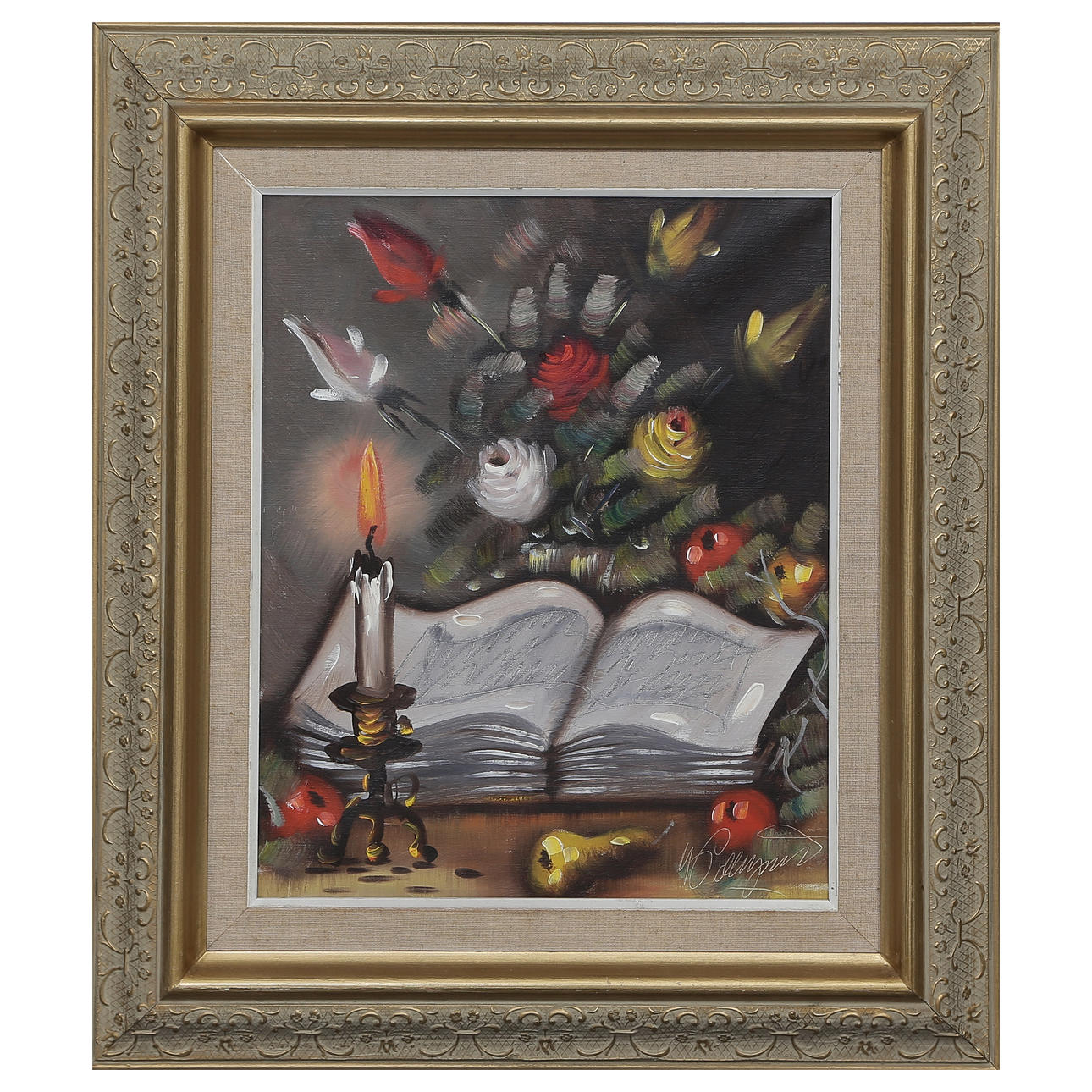 HUGO PALMQUIST. OIL ON CANVAS, SIGNED.