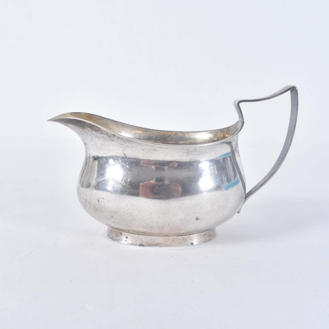 CREAM JUG, silver, probably Germany or Denmark Empire.
