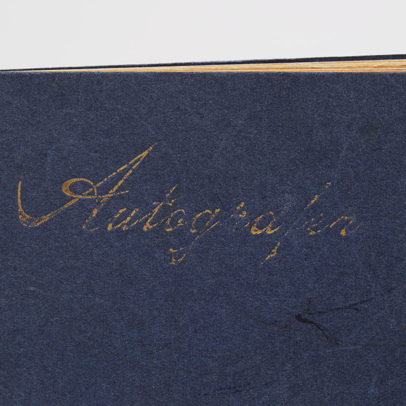 AUTOGRAPH PAD, 1950s.