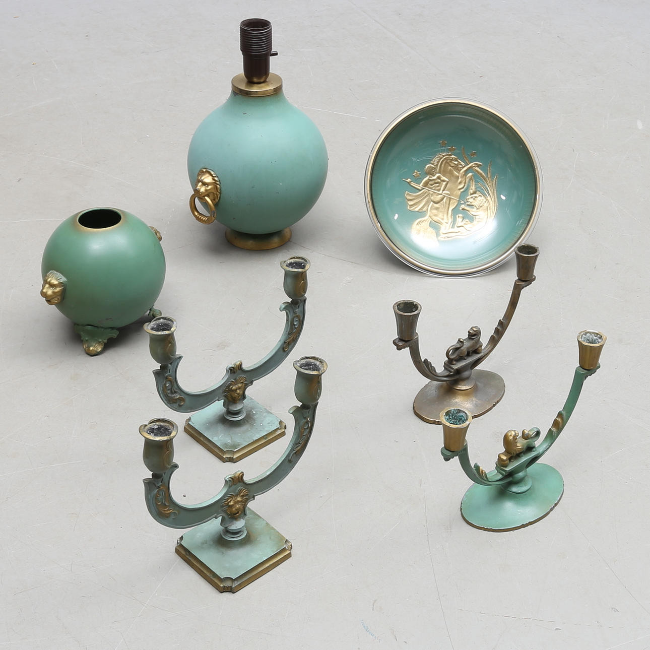 STJÄRNMETALL, 7 delar, Art Deco, 1900-talets första hälft.