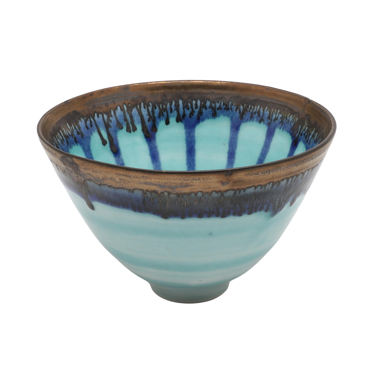 STUDIO PORCELAIN BOWL - SIGNED.