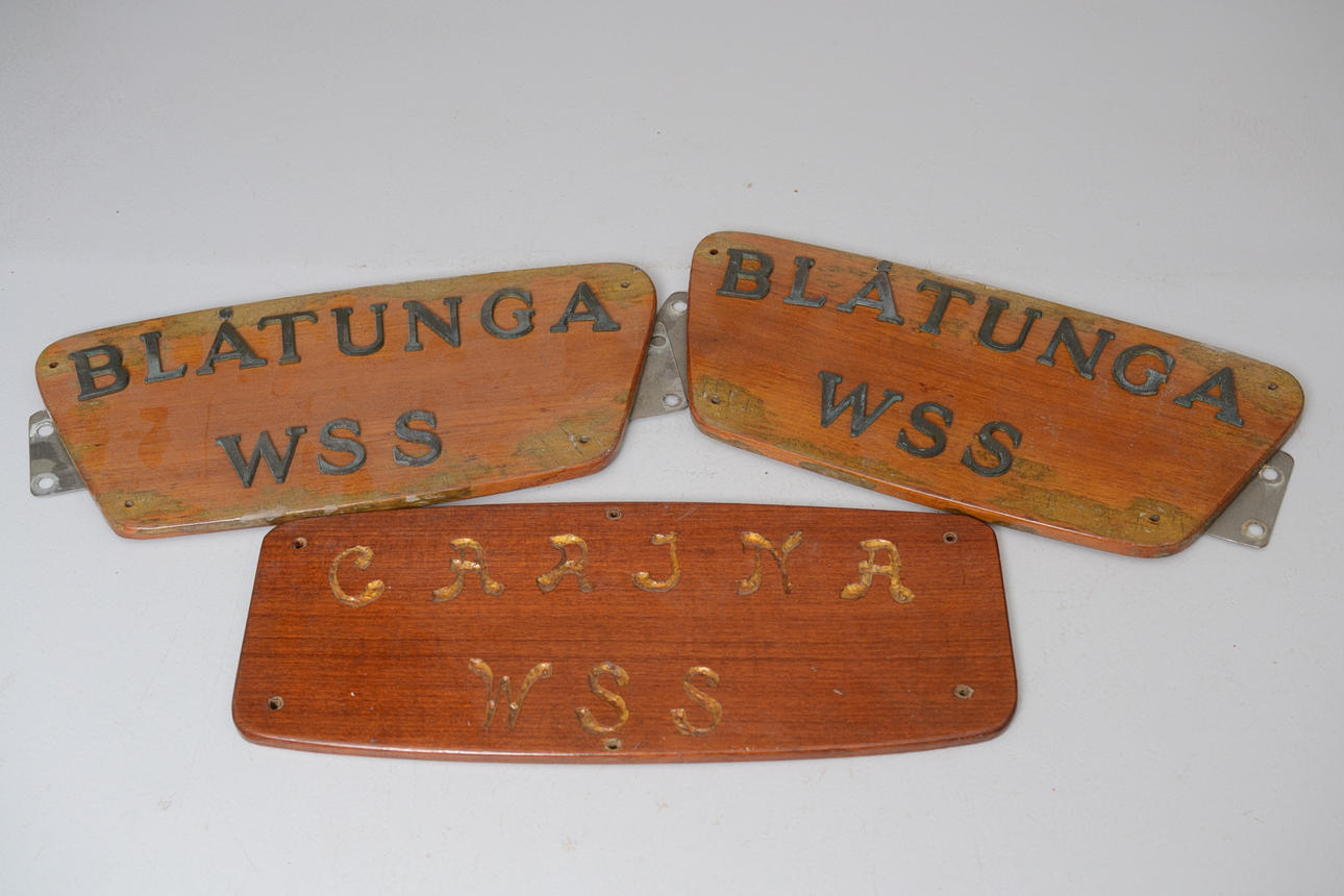 BÅTSKYLTAR, 1900-tal.