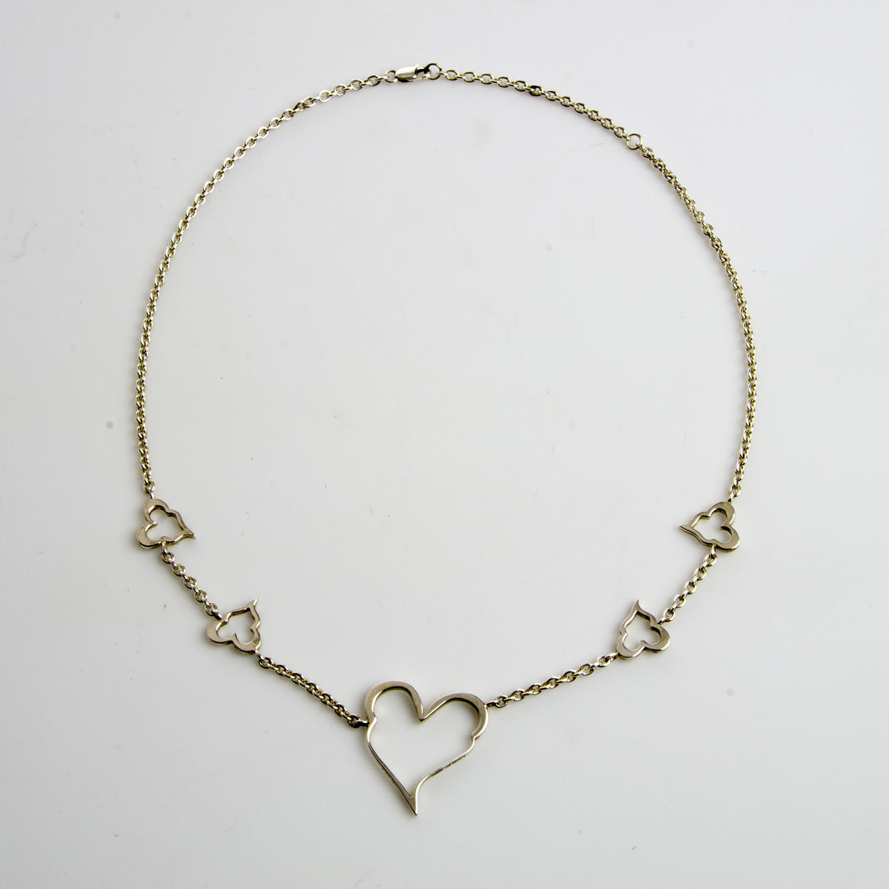 HALSBAND, "Crazy Heart", Efva Atlling, silver.