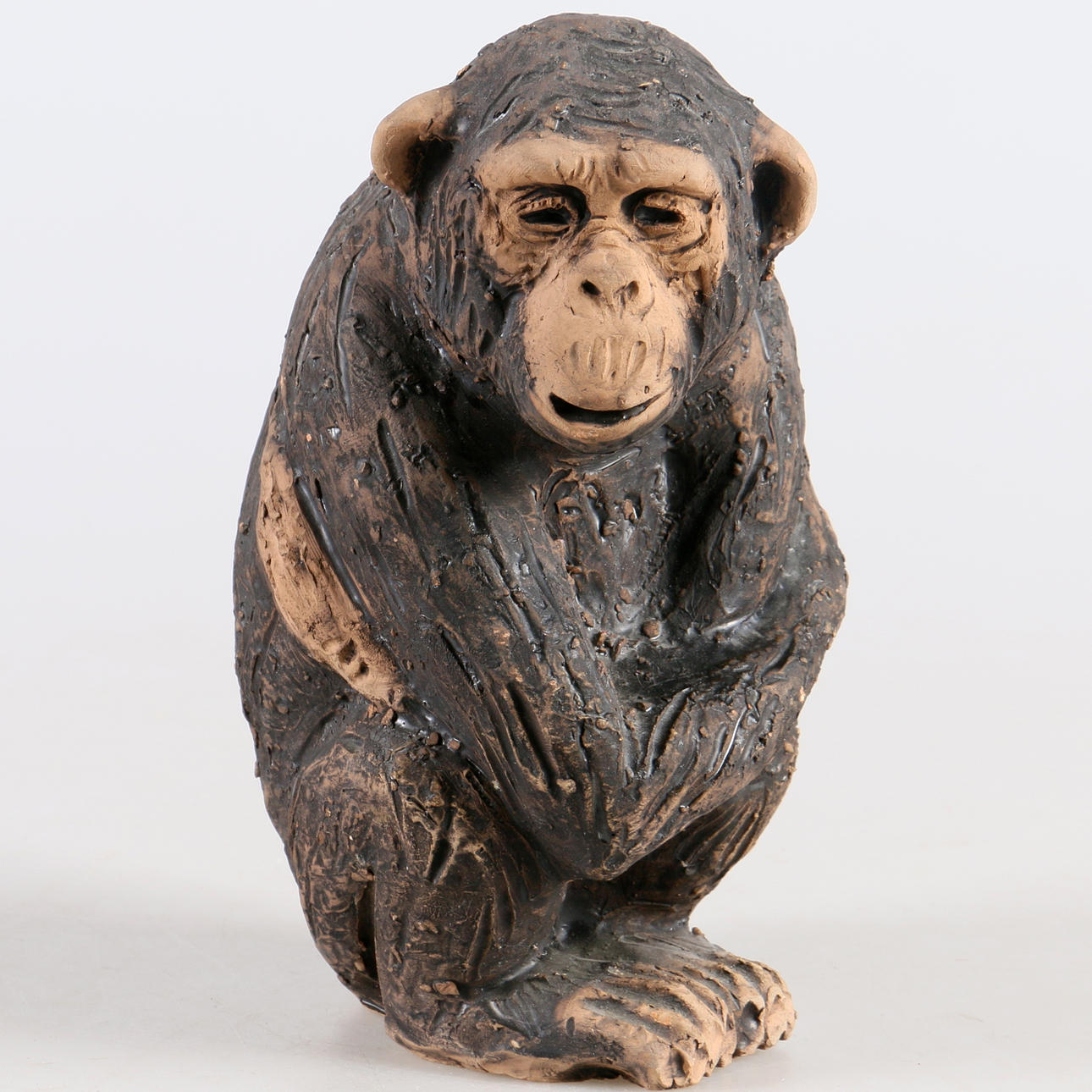 FIGURIN, keramik, apa, Tilgmans, 1900-tal.