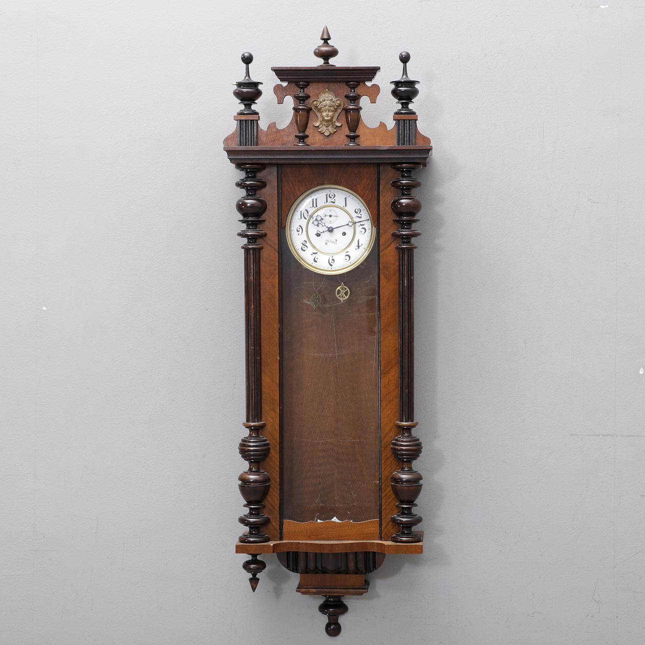 WEIGHT-DRIVEN REGULATOR, Blända, 19th/20th century.