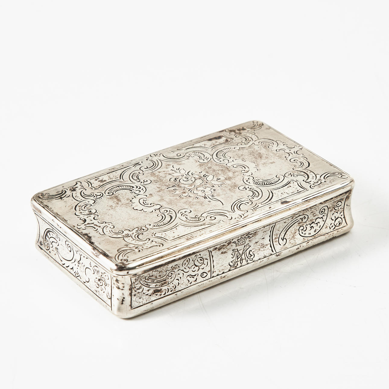BOX, silver, 19th century, Prague.