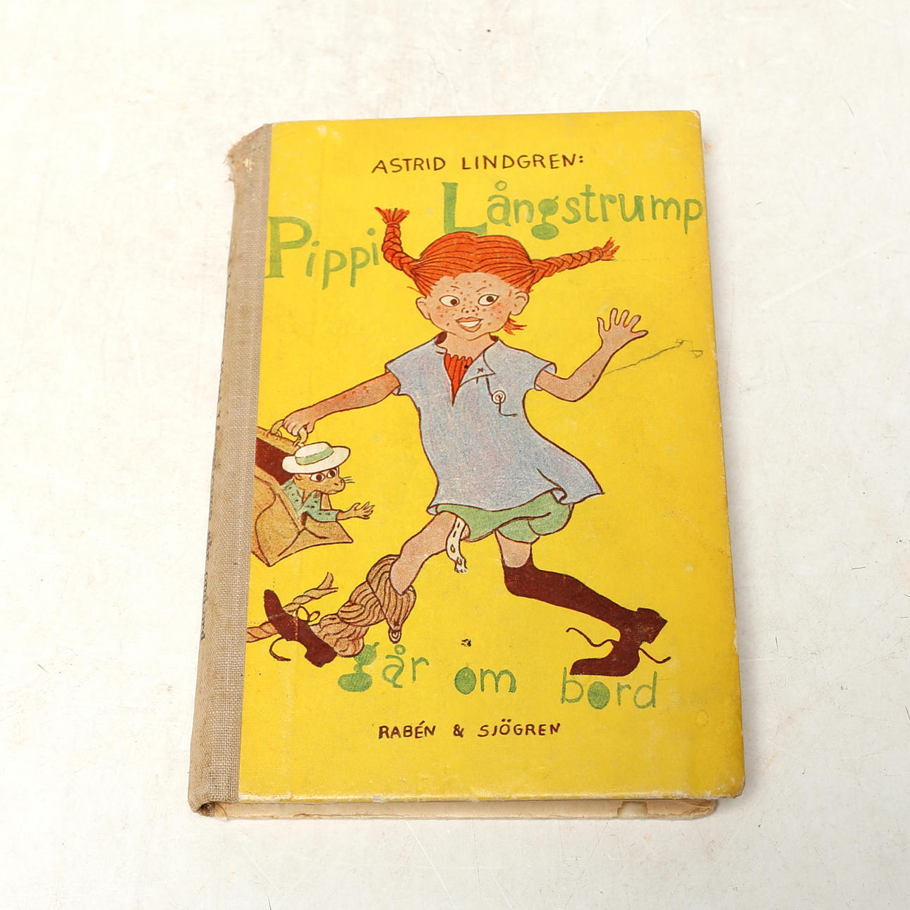 PIPPI LONGSTOCKING goes aboard, Astrid Lindgren, first edition, 1946.