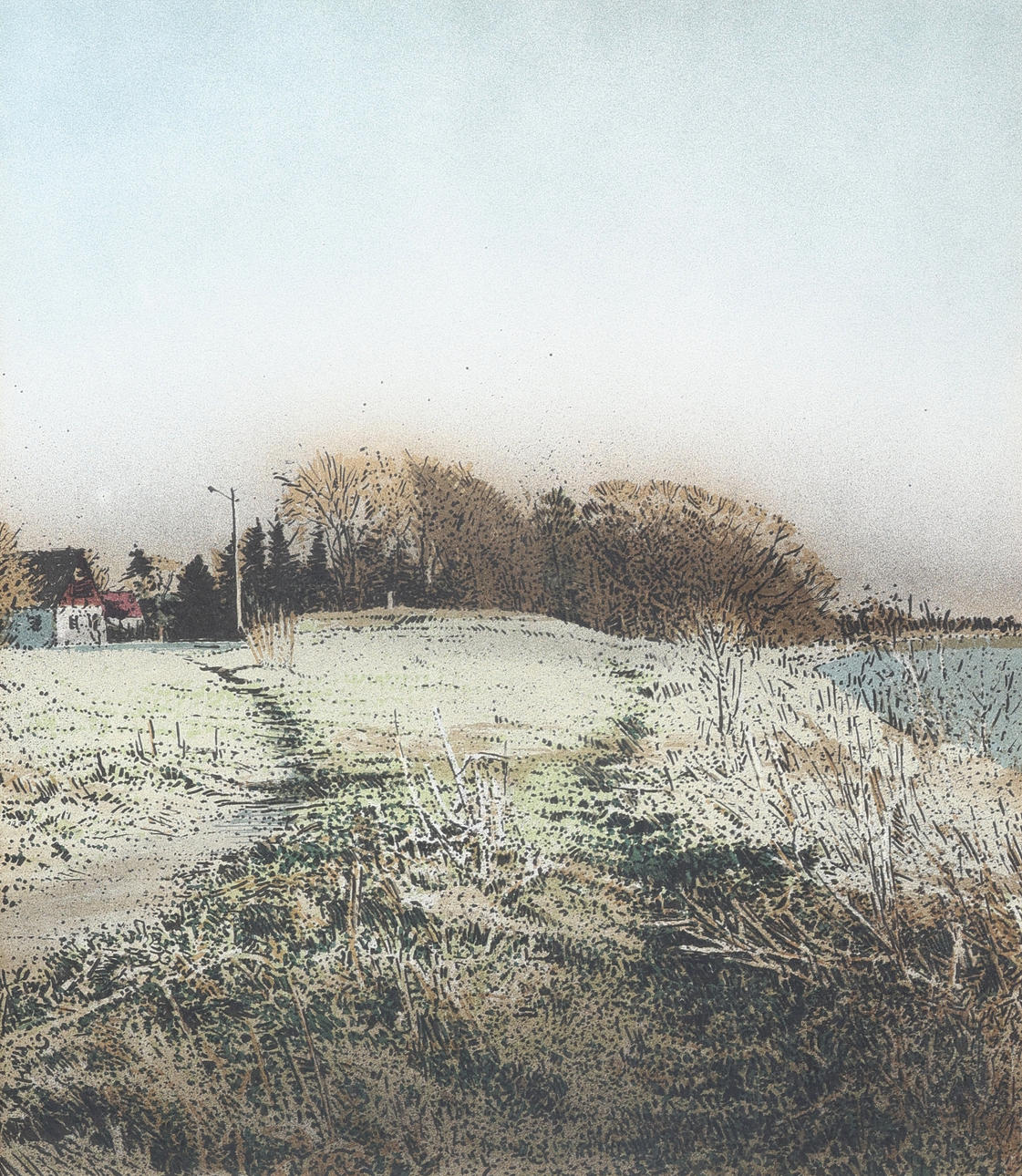 ULF ONSBERG. Lithograph, signed and numbered 78/100.
