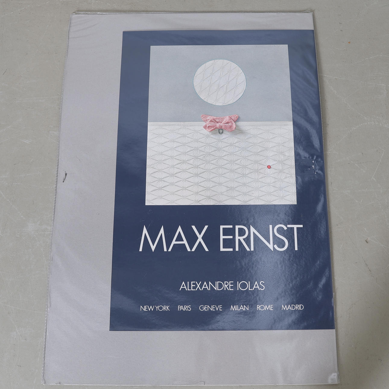 EXHIBITION POSTER, "Max Ernst", Alexandre Iolas, 1970s.