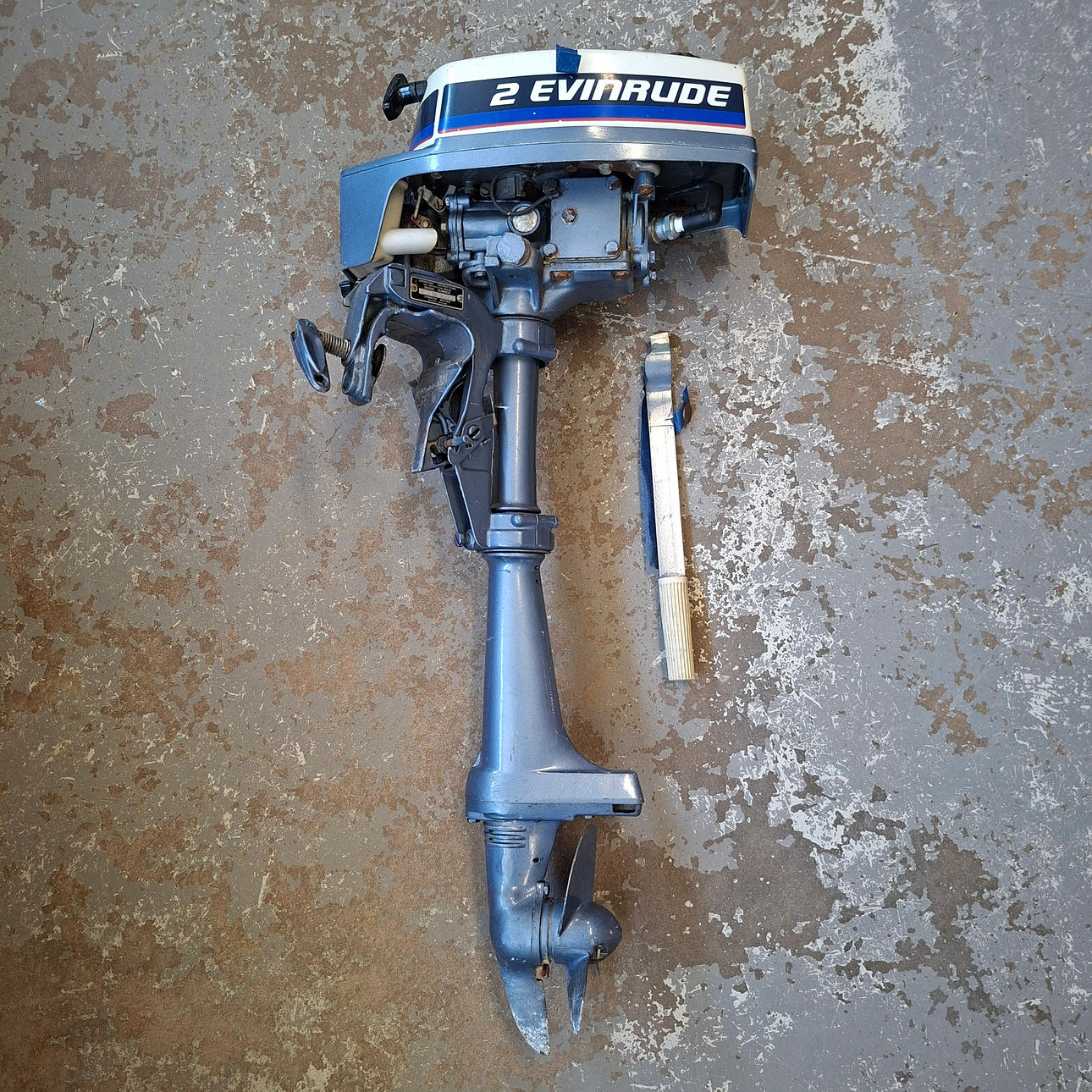 OUTBOARD MOTOR, 2-stroke, Evinrude 2.