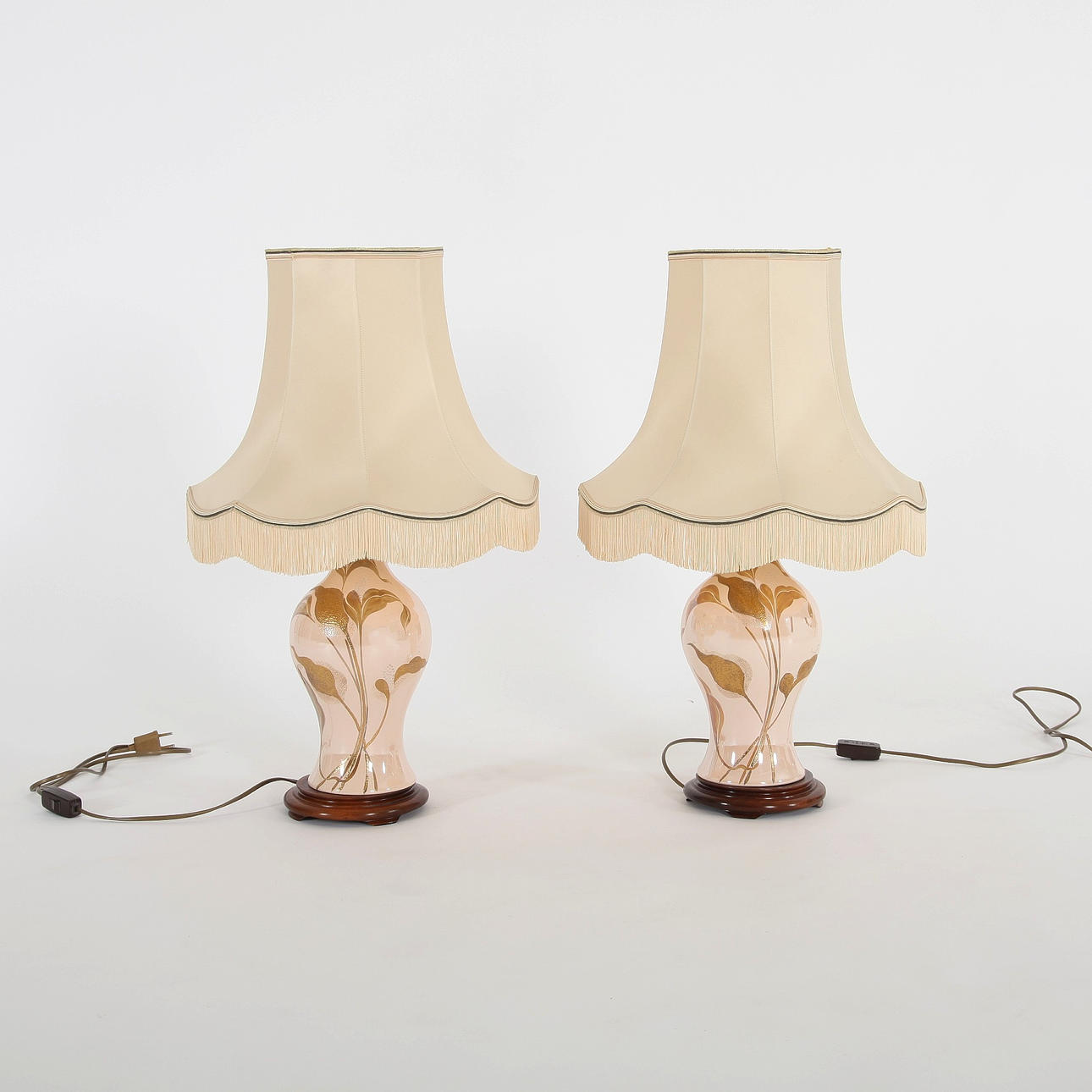 TABLE LAMPS, 1 pair, France.
