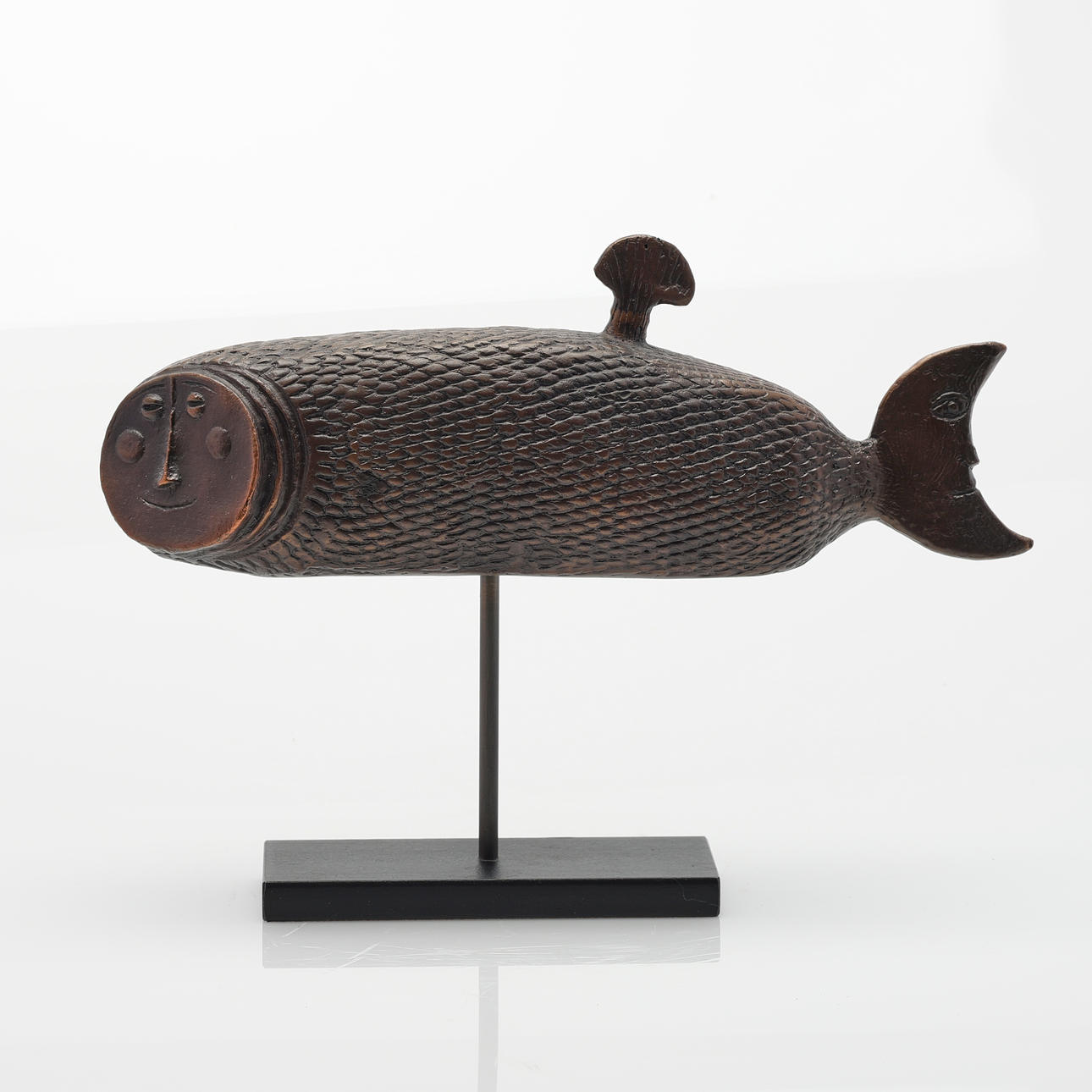 STIG LINDBERG. Sculpture, "Månfisken".