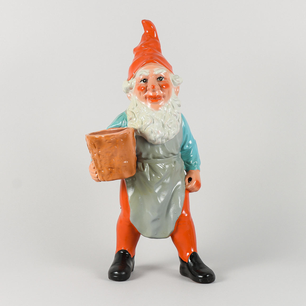 GNOME with pot, earthenware, large. Ceramics & Porcelain