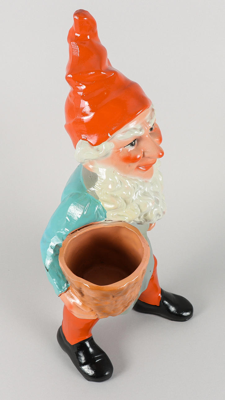 GNOME with pot, earthenware, large. Ceramics & Porcelain