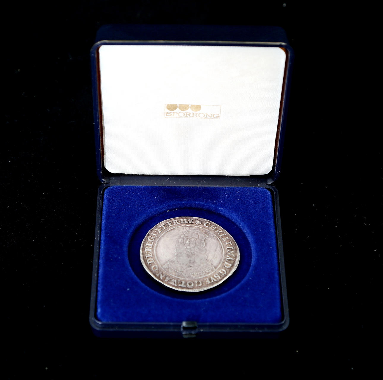 MYNT, silver,1 riksdaler,Drottning Kristina ,1645.