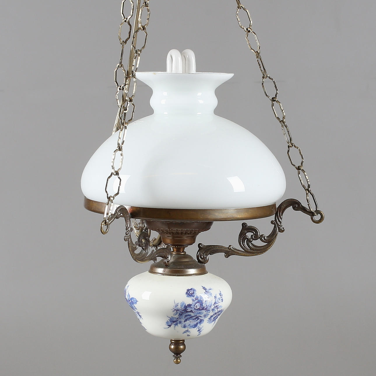 TAKFOTOGENLAMPA, glas/metall, elektrifierad, 1900-tal.