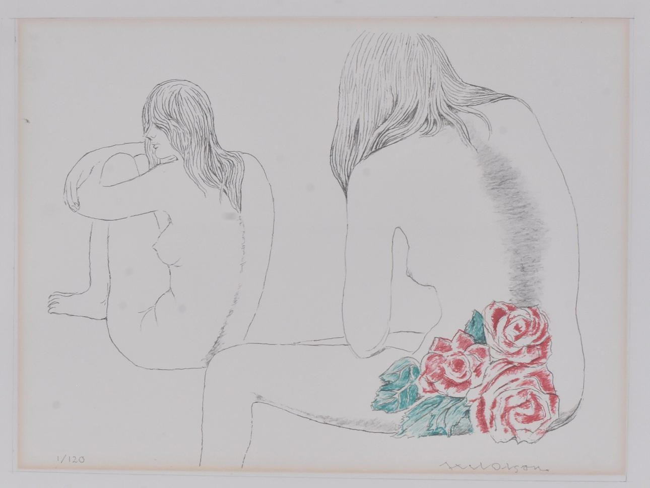 AXEL OLSON. Colour lithograph.