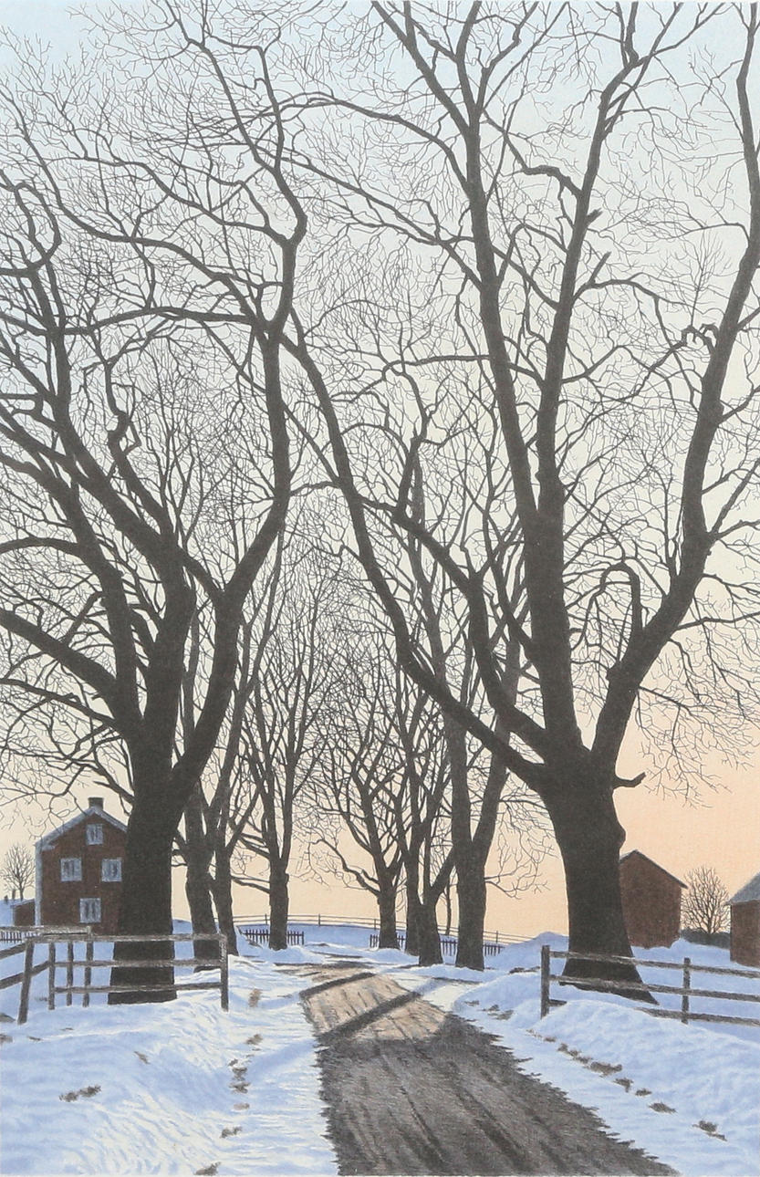 REINHOLD LJUNGGREN. lithograph, signed and numbered.