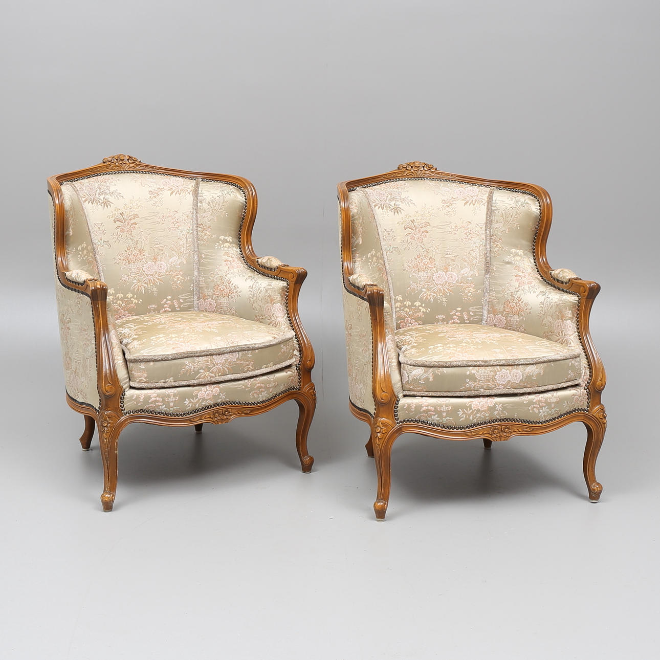 BERGERER, ett par, rokokostil, 1900-tal.