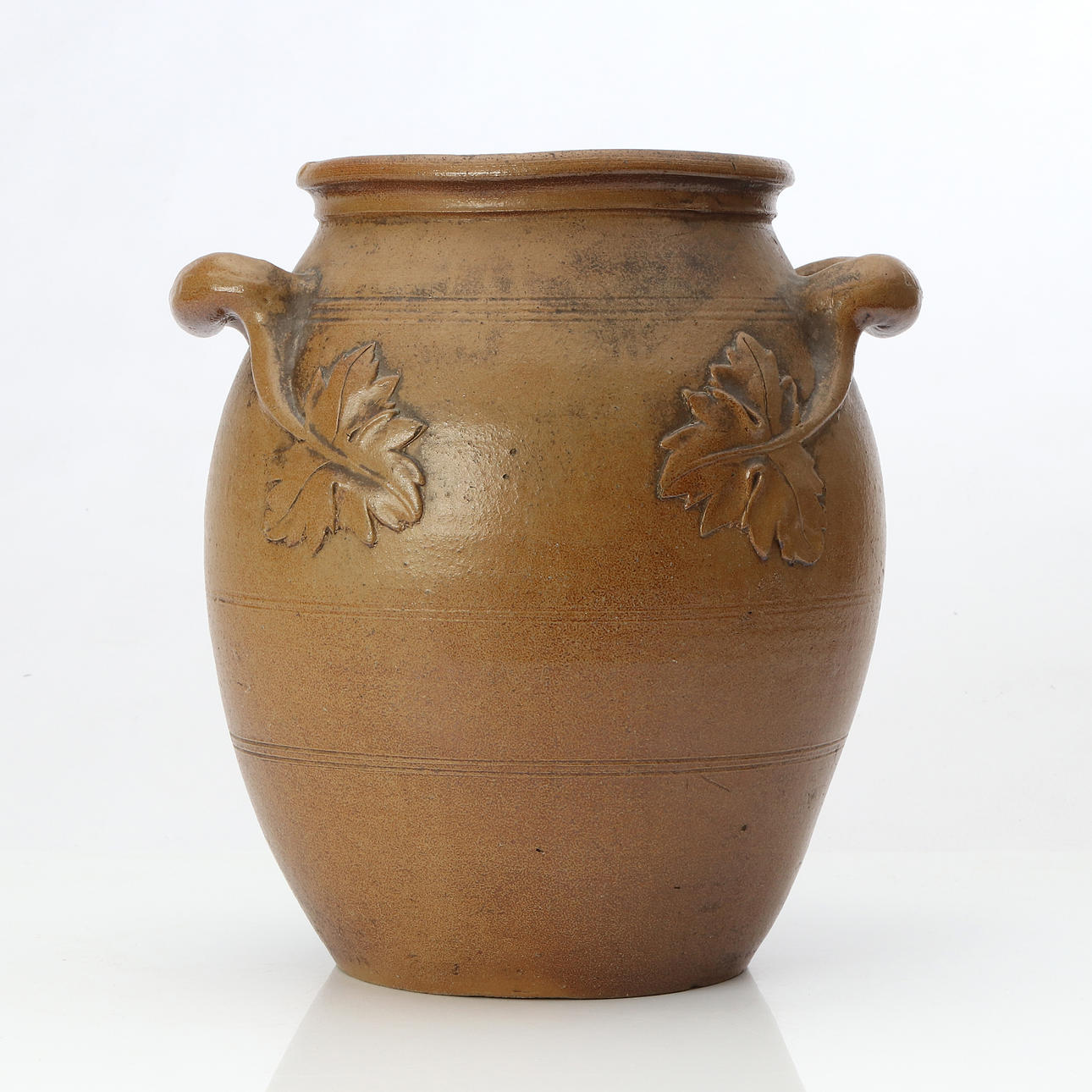 JUG. Salt-glazed stoneware. Helsingborg 1798-1830.