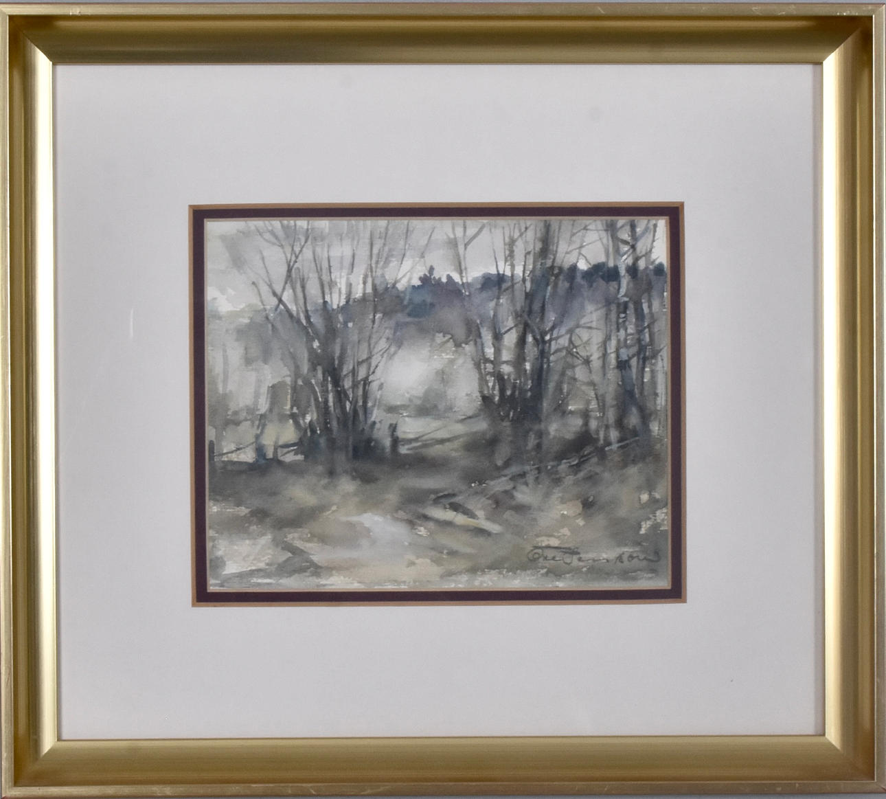 OVE PERSSON. Watercolour with gouache.