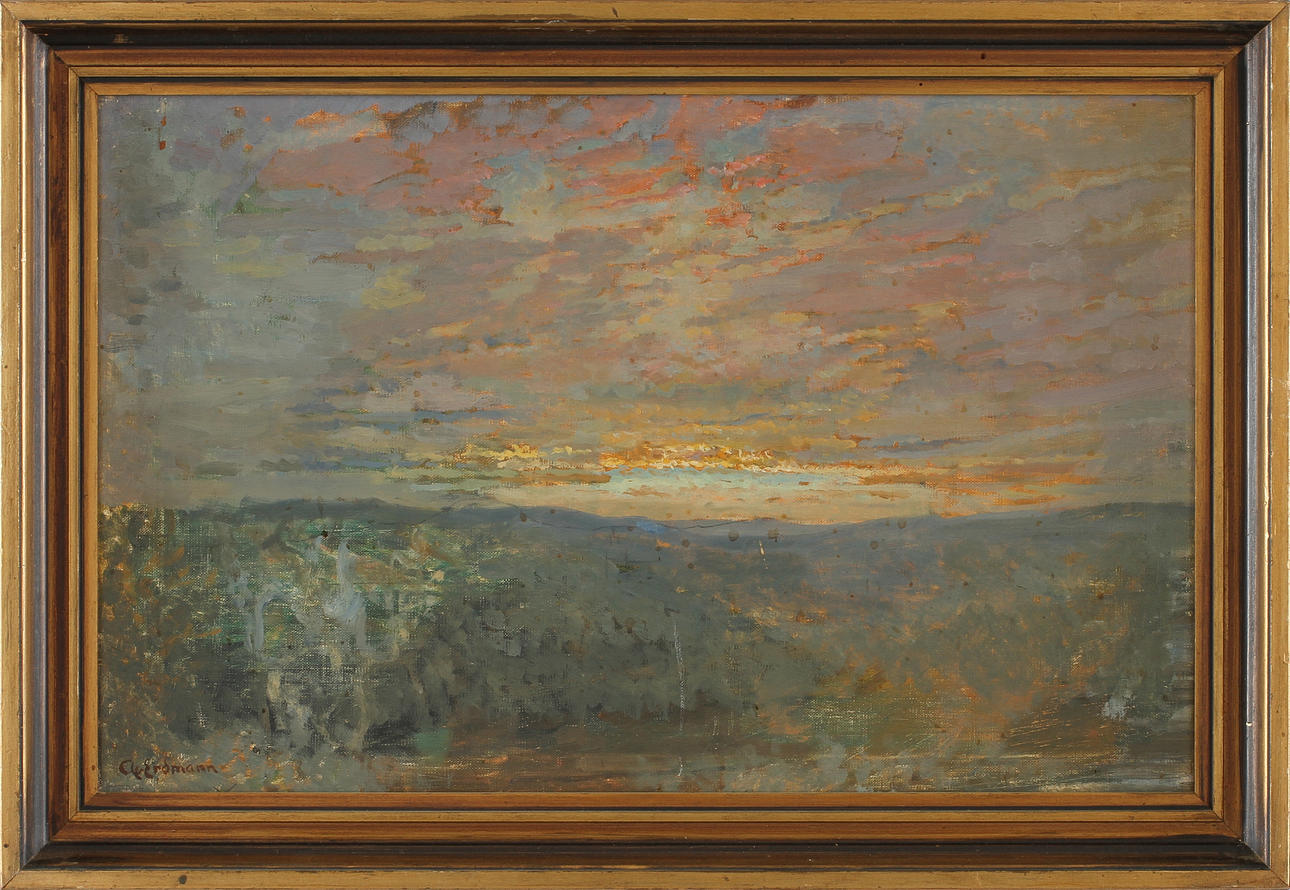 AXEL ERDMANN. Olja på duk, signerad.