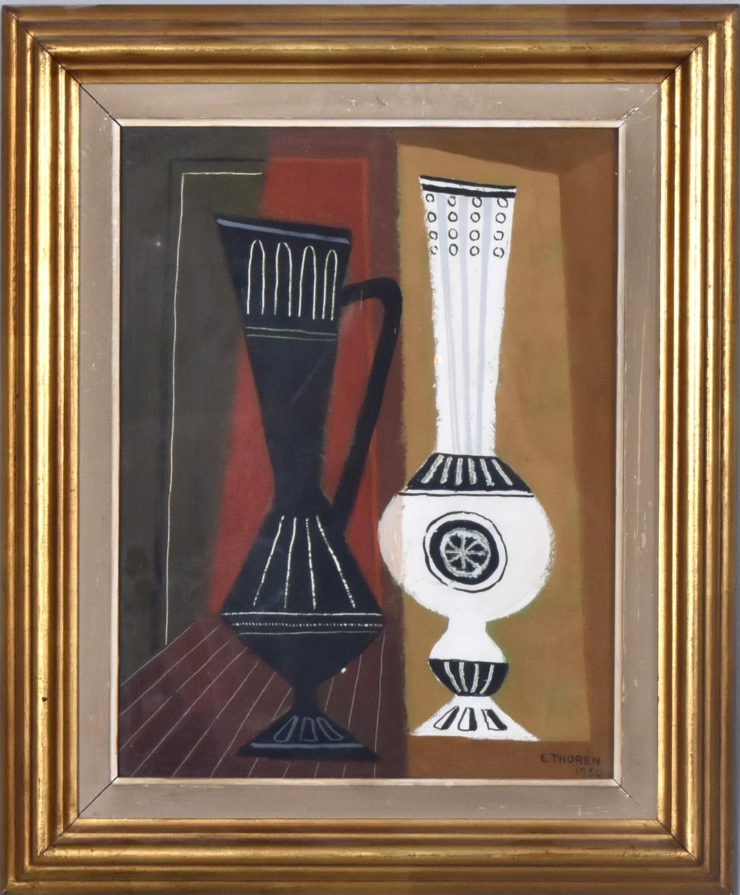 ESAIAS THORÉN. Gouache.