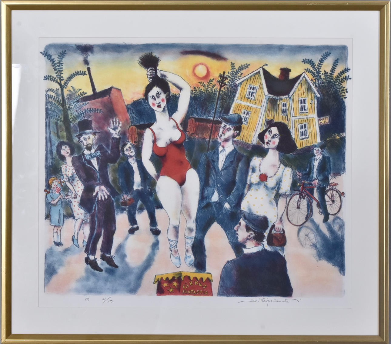 JUSSI TAIPALEENMÄKI. Colour lithograph.