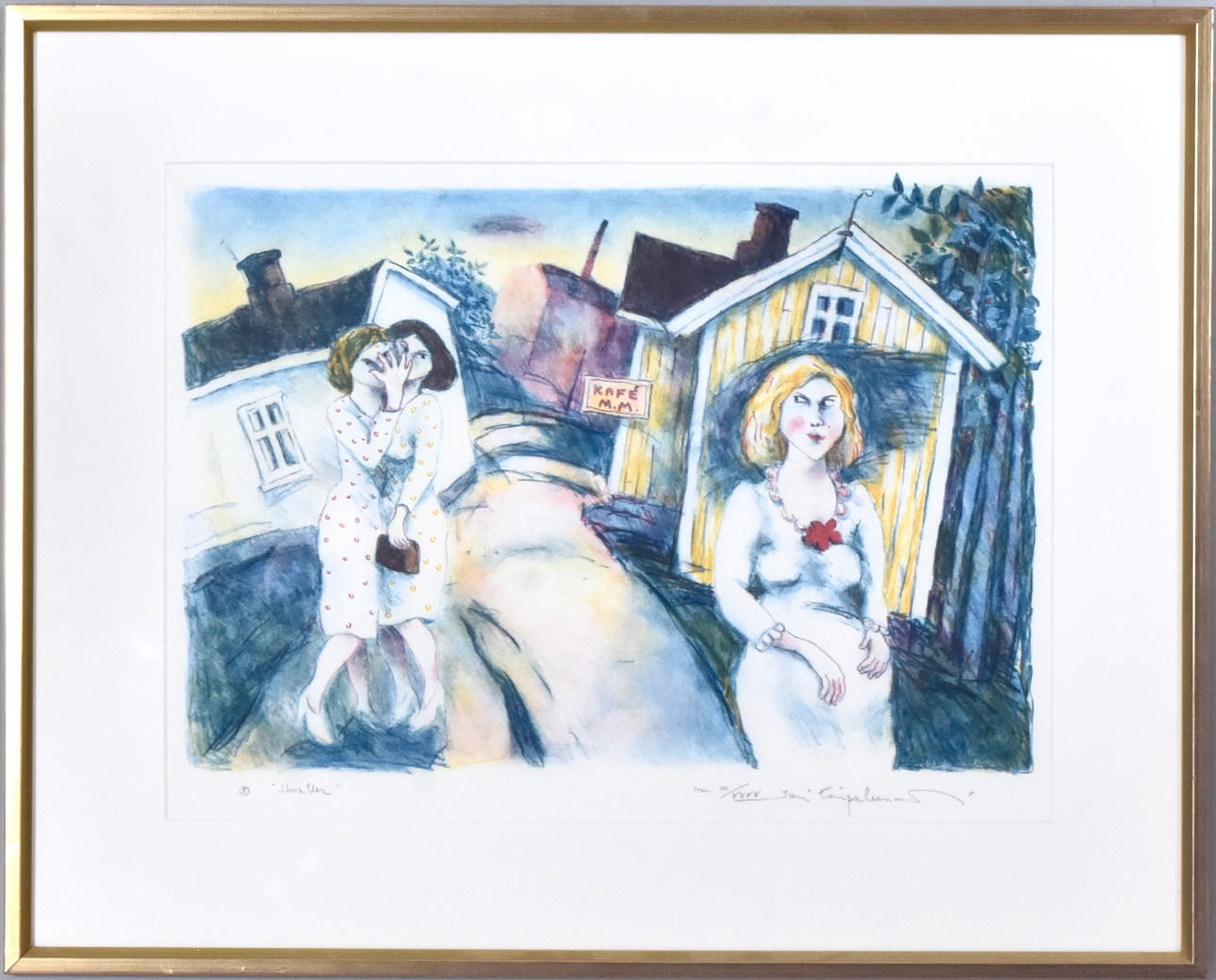 JUSSI TAIPALEENMÄKI. Colour lithograph.